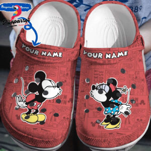 Personalized Classic Mickey MinnieClogs-Shoes 3D Clog Shoes