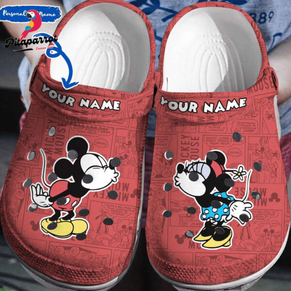 Personalized Classic Mickey MinnieClogs-Shoes 3D Clog Shoes