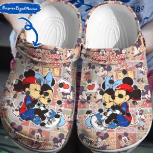 Personalized ComfortDisney Style Mickey MinnieClogs-Shoes 3D Clog Shoes