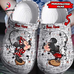Personalized Cute Mickey and Minnie CoupleClogs-Shoes 3D Clog Shoes