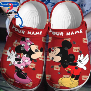 Personalized Disney Elegance Mickey MinnieClogs-Shoes 3D Clog Shoes