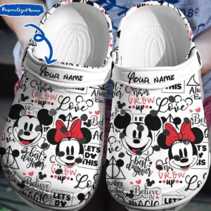 Personalized Disney Memories Mickey MinnieClogs-Shoes 3D Clog Shoes