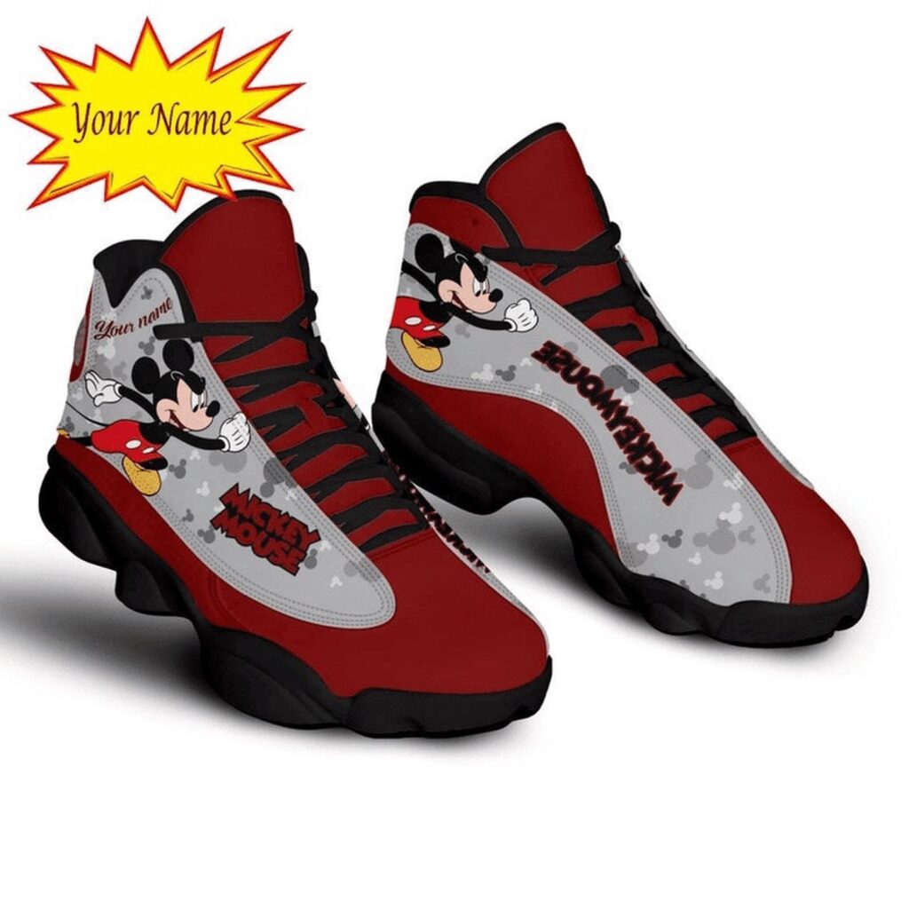 Personalized Mickey Mouse Personalize Air Jordan 13 Sneaker Shoes Personalized Mickey Mouse Personalize Air Jordan 13 Sneaker Shoes