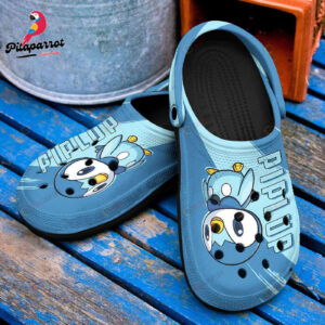 Piplup Water Type Pokemon CuteCrocs-Shoes Classic Clogs Shoes In Blue