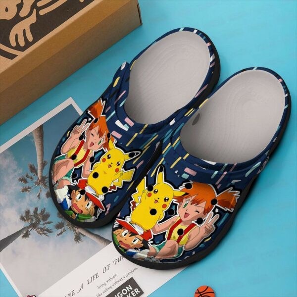 Pokemon Ash Ketchum Misty Navy Unisex Classic Clogs For Fans Unisex Gifts 2025