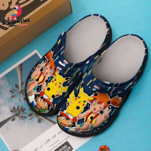 Pokemon Ash Ketchum Misty Navy Unisex Classic Clogs For Fans Unisex Gifts 2025