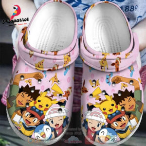Pokemon Character Crocs Shoes For Pikachu Fans Clogs Crocband Shoes
