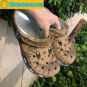 Pokemon Crocs – Eevee Face Tie Dye Crocs Classic Custom Clog Gift