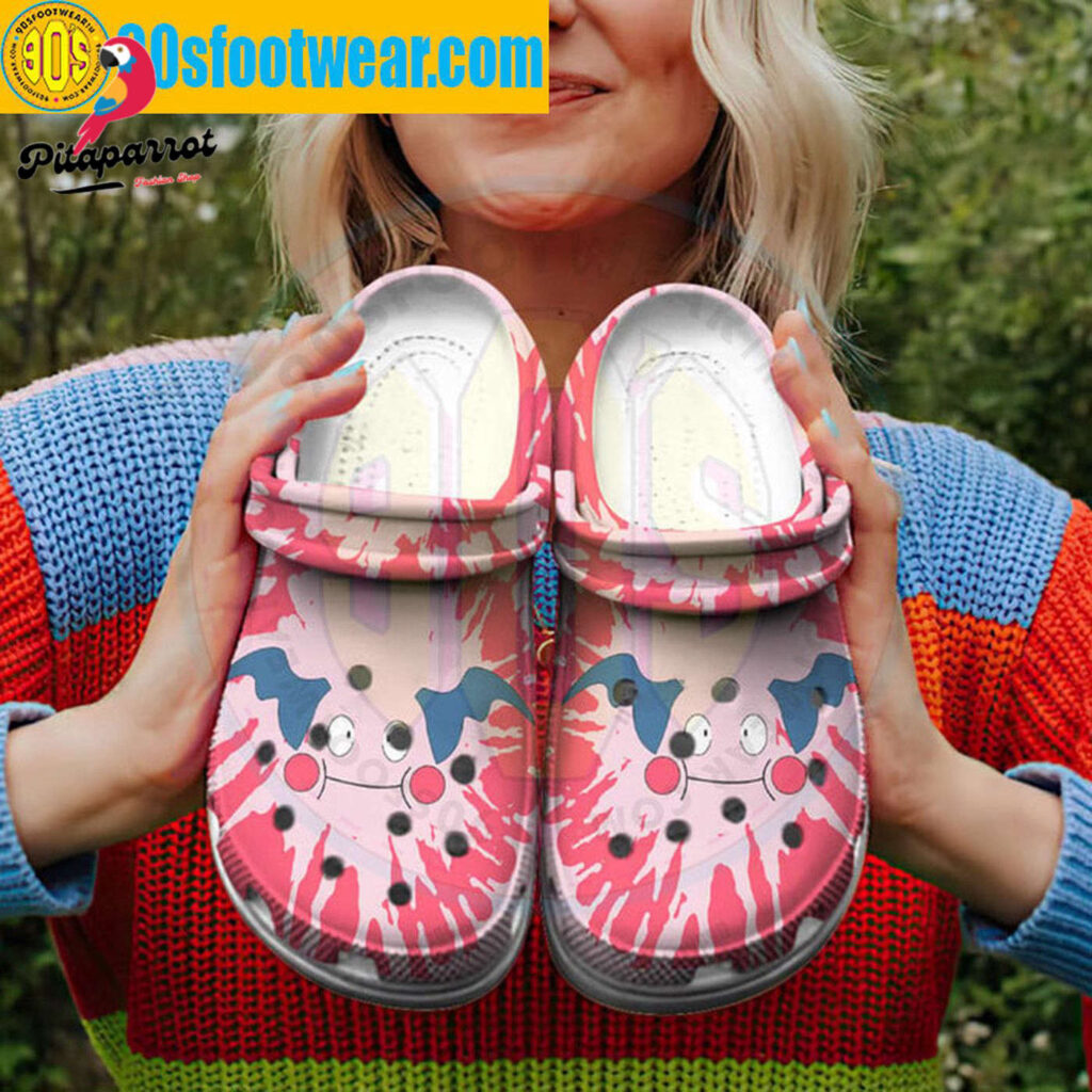 Pokemon Crocs – Mr Mine Tie Dye Face Custom Classic Clog Gift Pokemon Crocs – Mr Mine Tie Dye Face Custom Classic Clog Gift