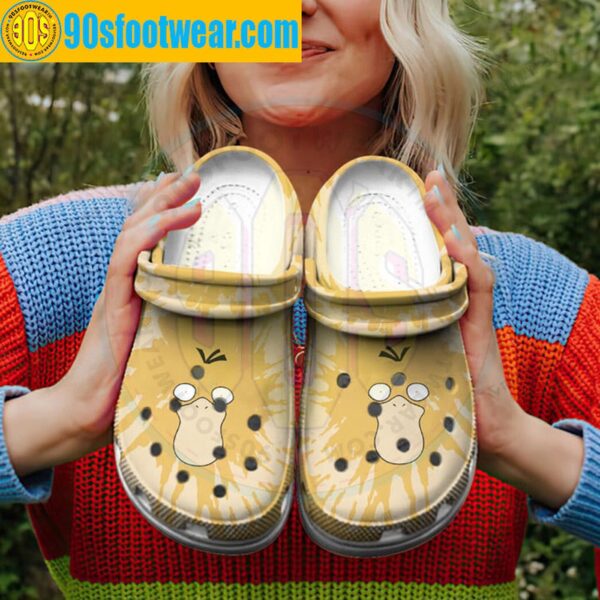 Pokemon Crocs – Psyduck Tie Dye Face Custom Classic Clog Gift