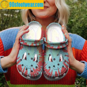 Pokemon Crocs – Totodile Tie Dye Face Custom Classic Clog Gift