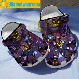 Pokemon Halloween Crocs Dark Pokemon Classic Clogs