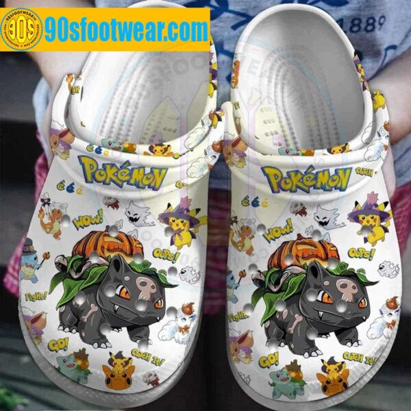 Pokemon Halloween Crocs Pokemon Witches Classic Clogs