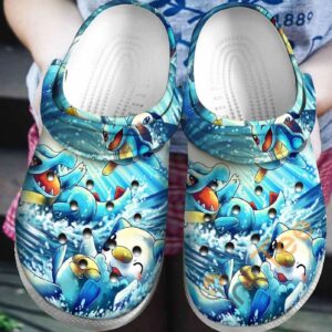 Pokemon On Water Unisex Classic Clogs For Fans Unisex Gifts 2025