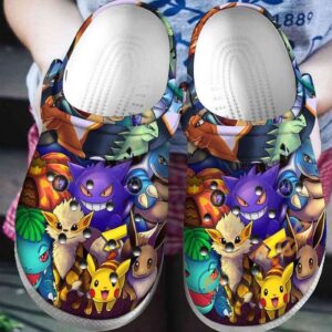 Pokemon Pikachu Cute Colorful Unisex Classic Clogs For Fans Unisex Gifts 2025