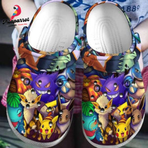 Pokemon Pikachu Cute ColorfulCrocs-Shoes Classic Clogs Shoes