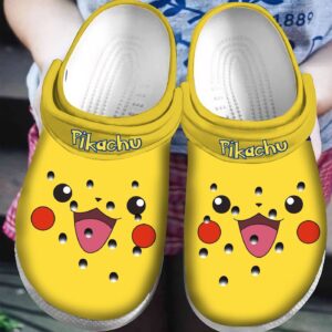 Pokemon Pikachu Smiling Unisex Classic Clogs For Fans Unisex Gifts 2025