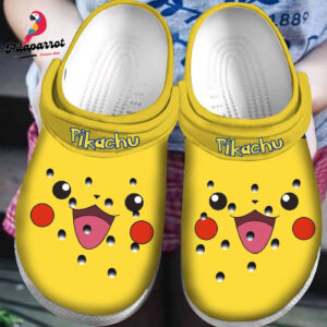 Pokemon Pikachu Smiling Unisex Classic Clogs For Fans Unisex Gifts 2025