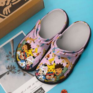 Pokemon With Friends Unisex Classic Clogs For Fans Unisex Gifts 2025