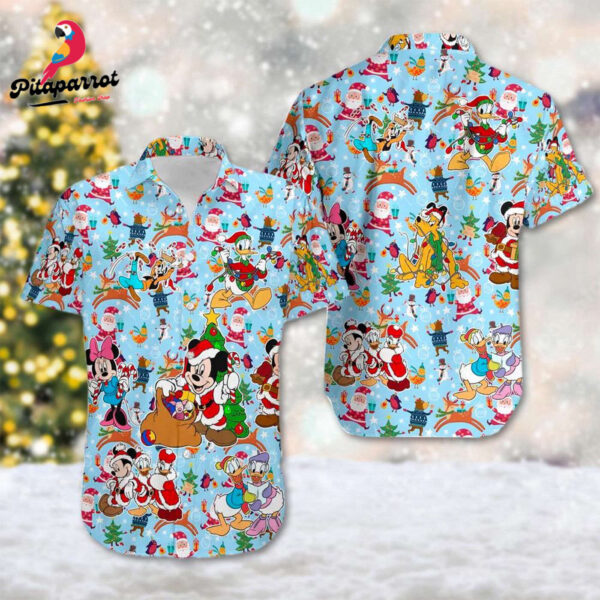 Mickey Mouse Christmas Hawaiian Shirt – Friends Hawaii Tee Xmas Gift – Magic Kingdom
