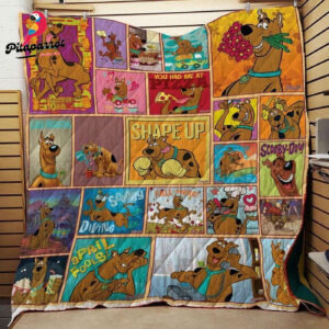 Scooby-Doo 3 Quilt Blanket  Gift