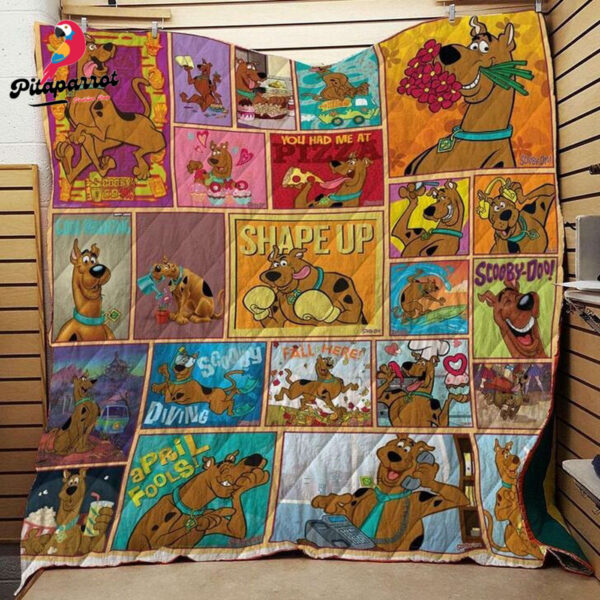 Scooby-Doo 3 Quilt Blanket  Gift