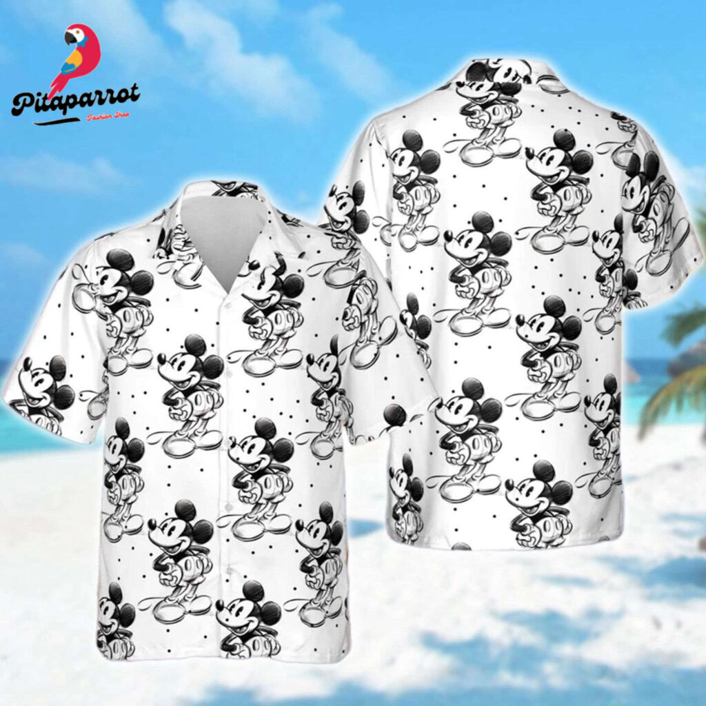 Mickey Mouse Hawaiian Shirt: Fun Summer Vacation Gift for Family Trips Mickey Mouse Hawaiian Shirt: Fun Summer Vacation Gift for Family Trips