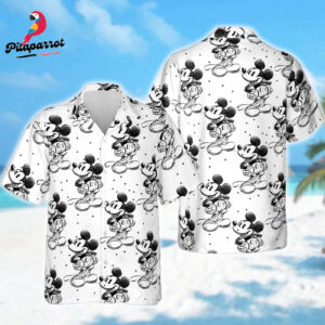 Mickey Mouse Hawaiian Shirt: Fun Summer Vacation Gift for Family Trips