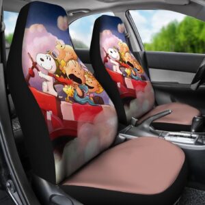 Snoopy Cloud Dream Car Seat Cover – Cute & Comfy Protection for Your Vehicle