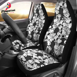 Snoopy Dog Cartoon Car Seat Cover - Fun and Functional Pet Protector