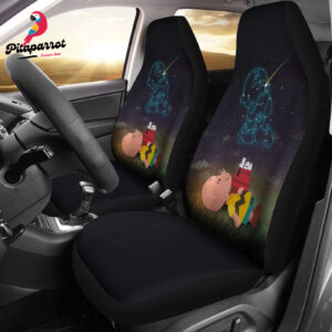 Snoopy Friends Forever Seat Cover - Fun and Durable Car Accessory