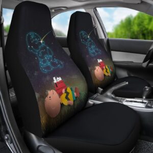 Snoopy Friends Forever Seat Cover – Fun and Durable Car Accessory