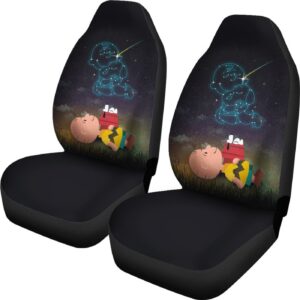 Snoopy Friends Forever Seat Cover - Fun and Durable Car Accessory 3