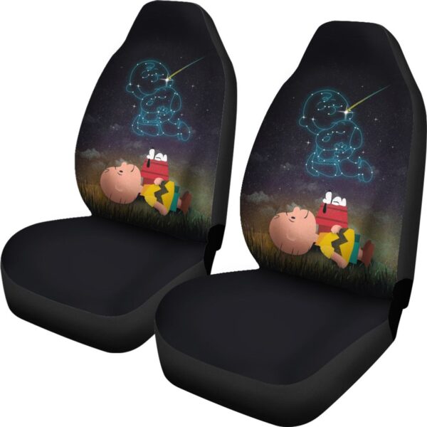 Snoopy Friends Forever Seat Cover – Fun and Durable Car Accessory
