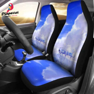 Snoopy Playing The Piano Car Seat Covers - Fun & Stylish Design for Your Car!