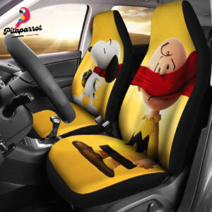 Snoopy Zoom 3D Car Seat Cover - Stylish and Protective Accessory for Your Vehicle