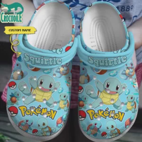 So Cute Turtle Pokemon Custom Name Clogs