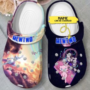 Special Design Mewtwo Pokemon Custom Name Clogs