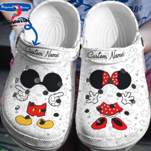 Step into the World of Disney Personalized Mickey MinnieClogs-Shoes 3D Clog Shoes
