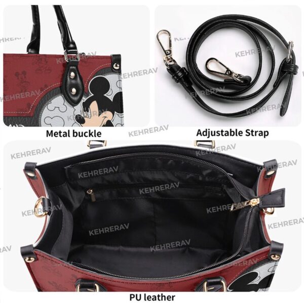 Mickey Lover s Handbag: Custom Leather Bag for Women – Handmade and Stylish