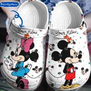 Uniquely You Personalized Mickey MinnieClogs-Shoes 3D Clog Shoes