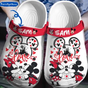 Walk in Personalized Disney Style Mickey MinnieClogs-Shoes 3D Clog Shoes
