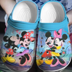 Walking with Mickey and Minnie 3D Clog Shoes byClogs-Shoes Fun and Comfort Combined