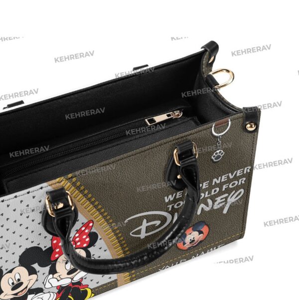 Disney Leather Handbag for Mickey Lovers – Custom Women s Purse