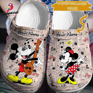 Your NameYour Disney Story Personalized Mickey MinnieClogs-Shoes 3D Clog Shoes